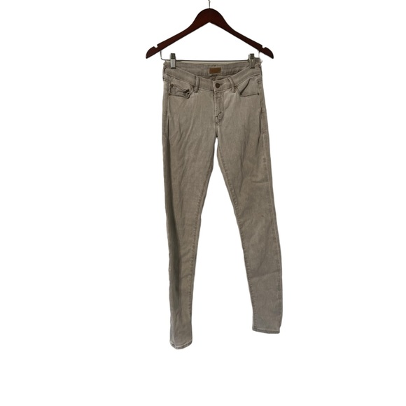✨ MOTHER The Looker Pop Gray Skinny Jeans - Picture 3 of 10